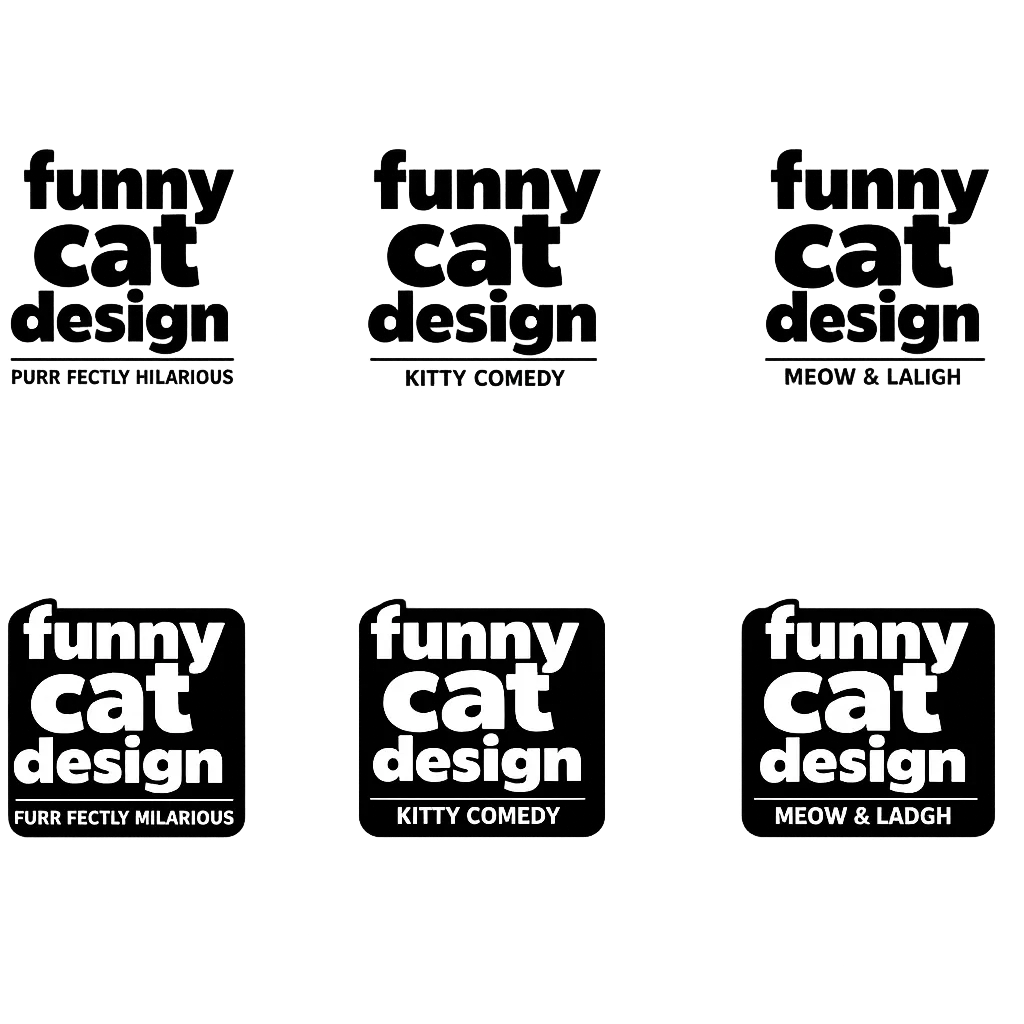 funny cat design