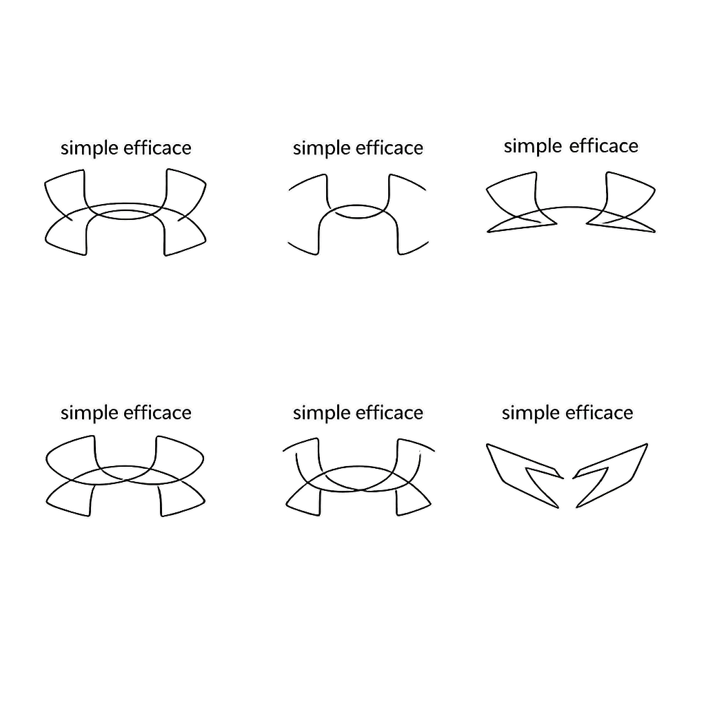 Marque de vetements ecriture minimalist type under armour a la place "simple efficace"