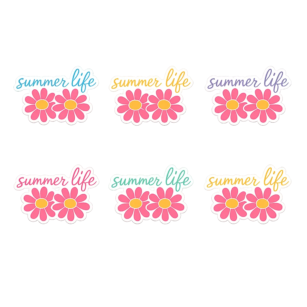 2flowers gold in the inside  bright pink in the outside with a writing placed behind the two flowers