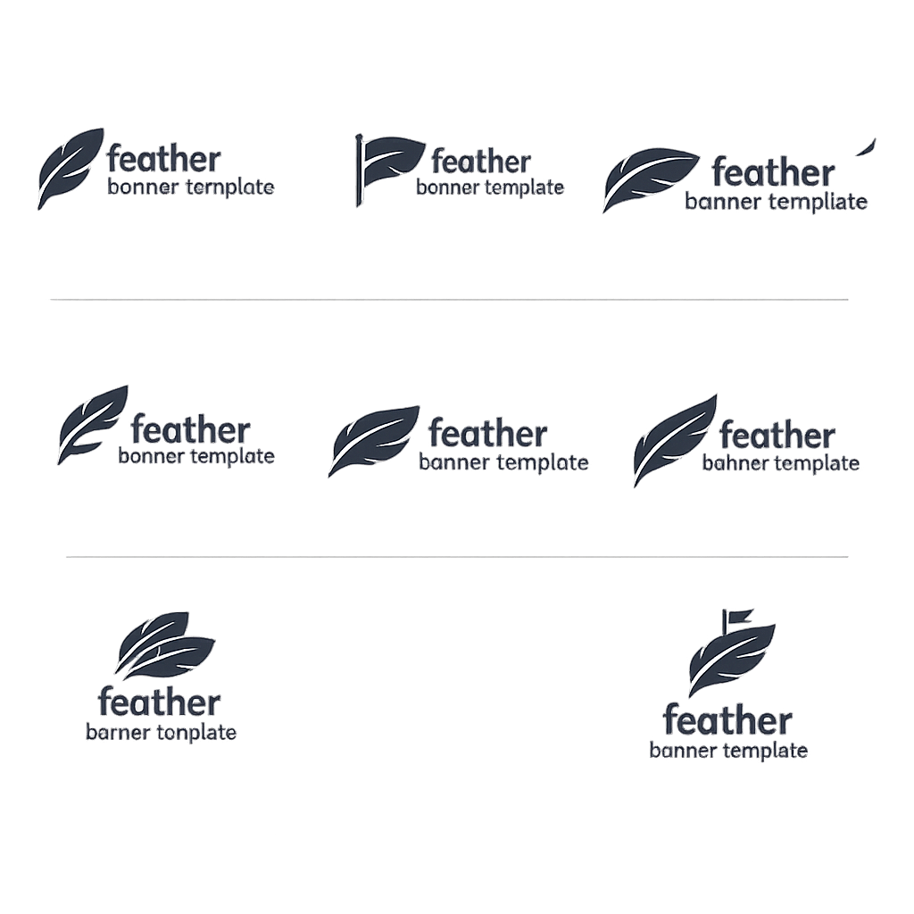 feather-banner-template