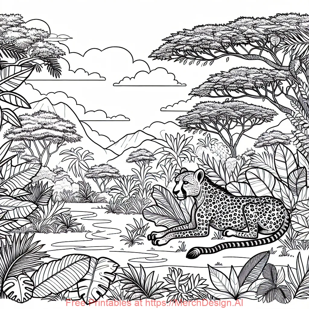 Animal of Africa on the jungle