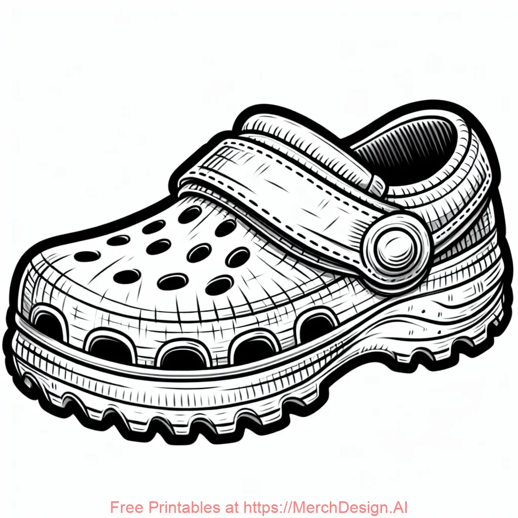 A croc shoe