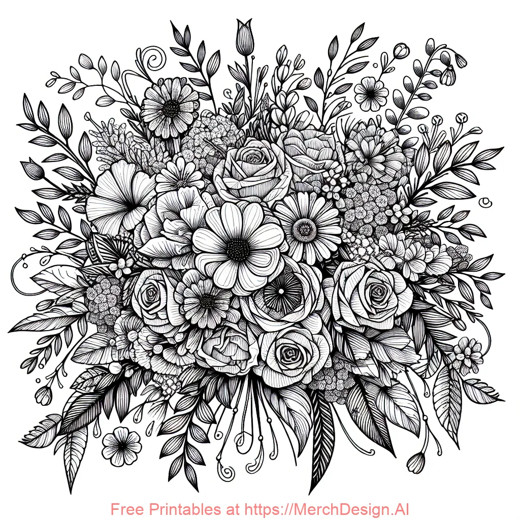 Bouquet of wedding flowers 