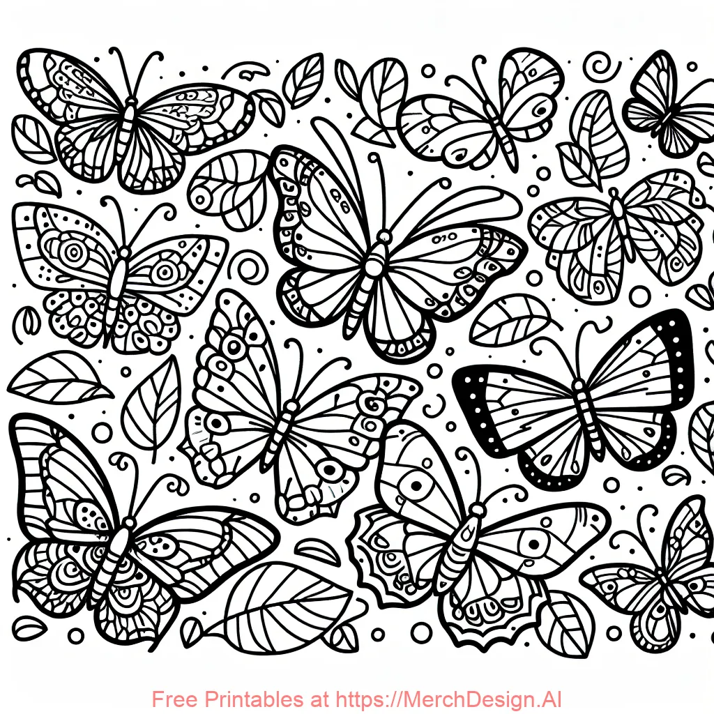 different types of butterflies
