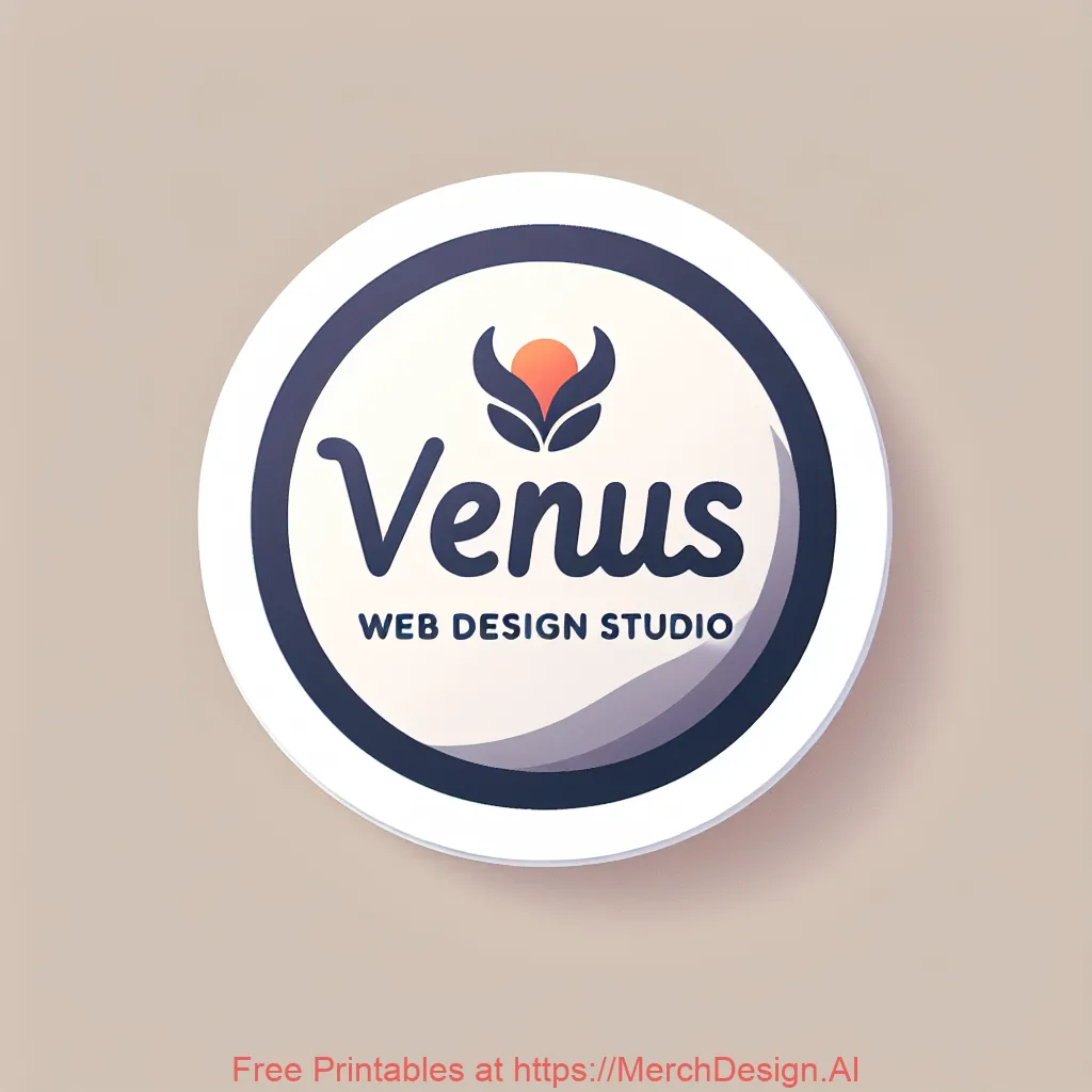 logo for: venus web design studio